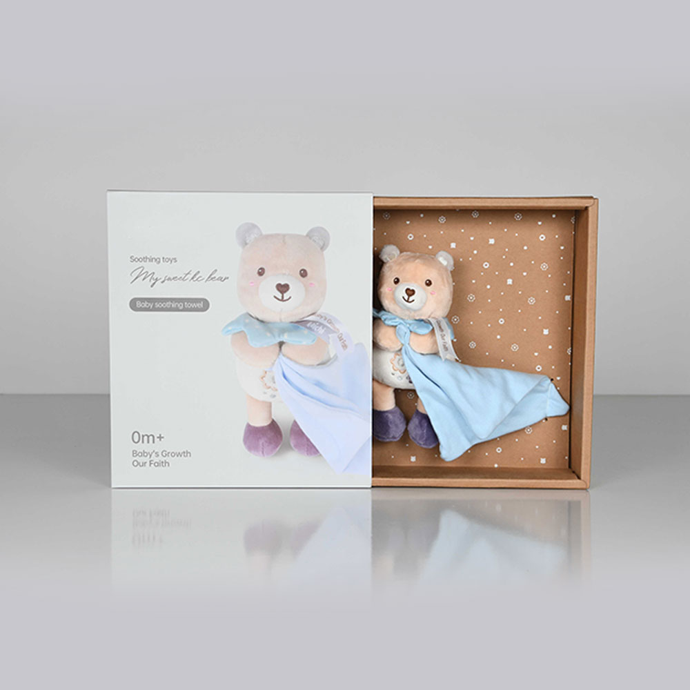 Babycare - Soft Soothing Hand Puppet - Multicolor