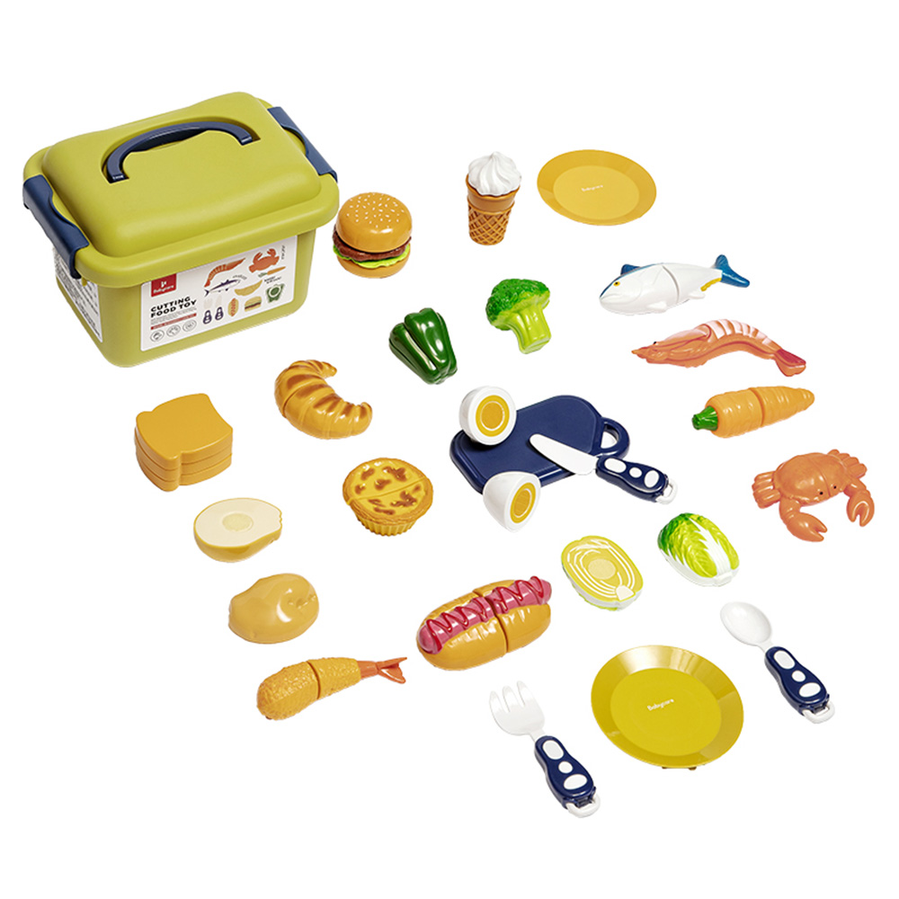 Babycare - Seafood And Vegetable Slice Toys Playset - 16 Pcs