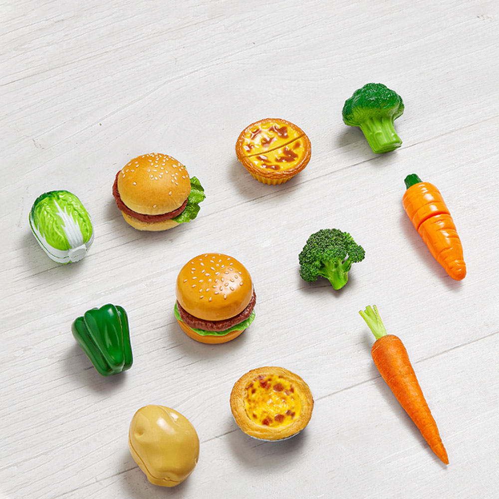 Babycare - Seafood And Vegetable Slice Toys Playset - 16 Pcs