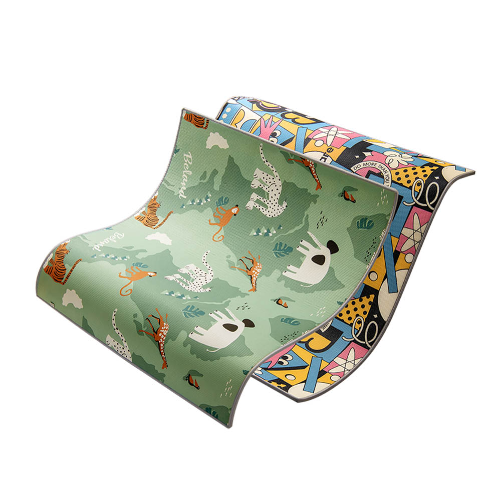 Babycare - Reversible & Foldable Playmat - Green Medium