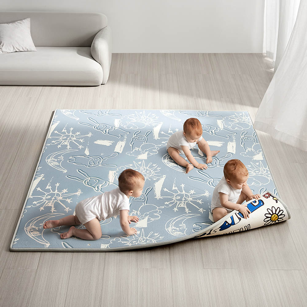 Babycare - Reversible & Foldable Playmat - Green Medium