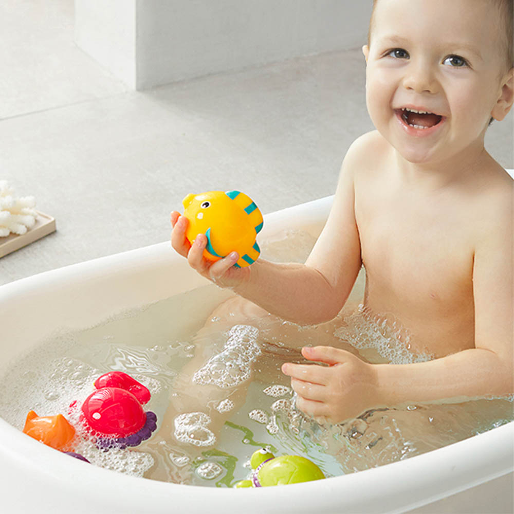 Babycare - Baby Bath Toy Set - 4 Pcs