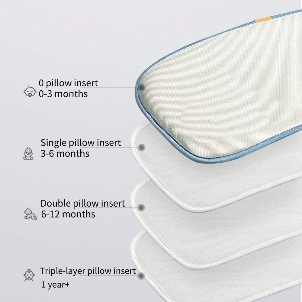 Babycare - Cooling Silk Pillow Moon - Yellow