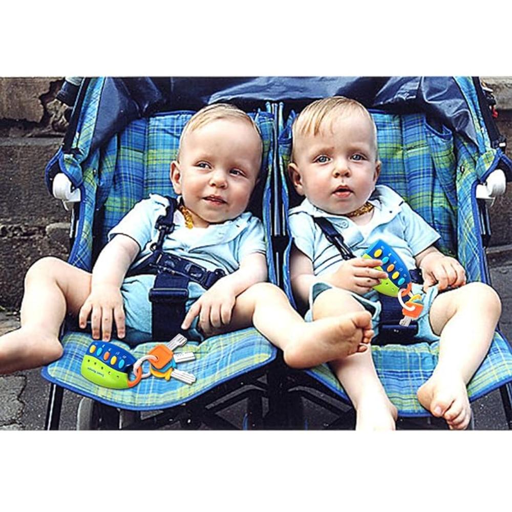 بيبي كير - لعبة ريموت ذكية مع موسيقى كرتونية - أخضر/أزرق