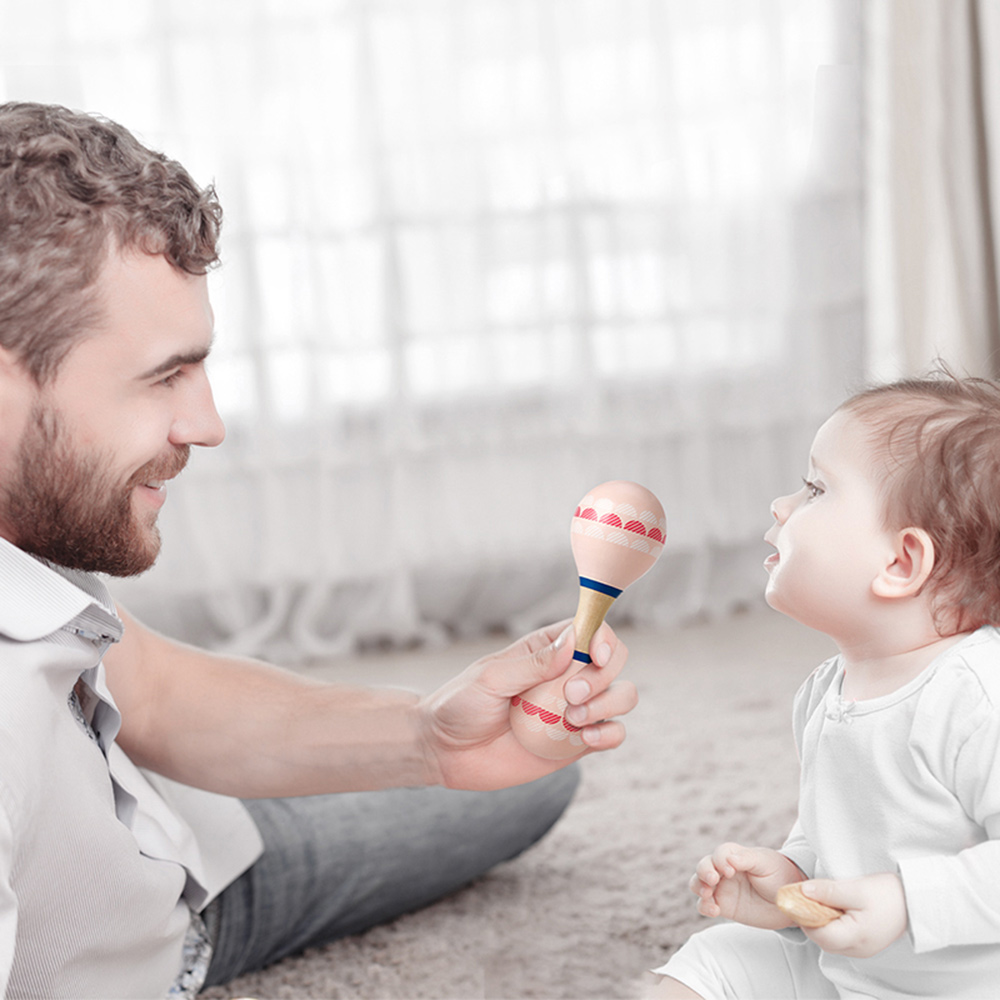 بيبي كير - خشخيشة مطرقة للأطفال - وردي