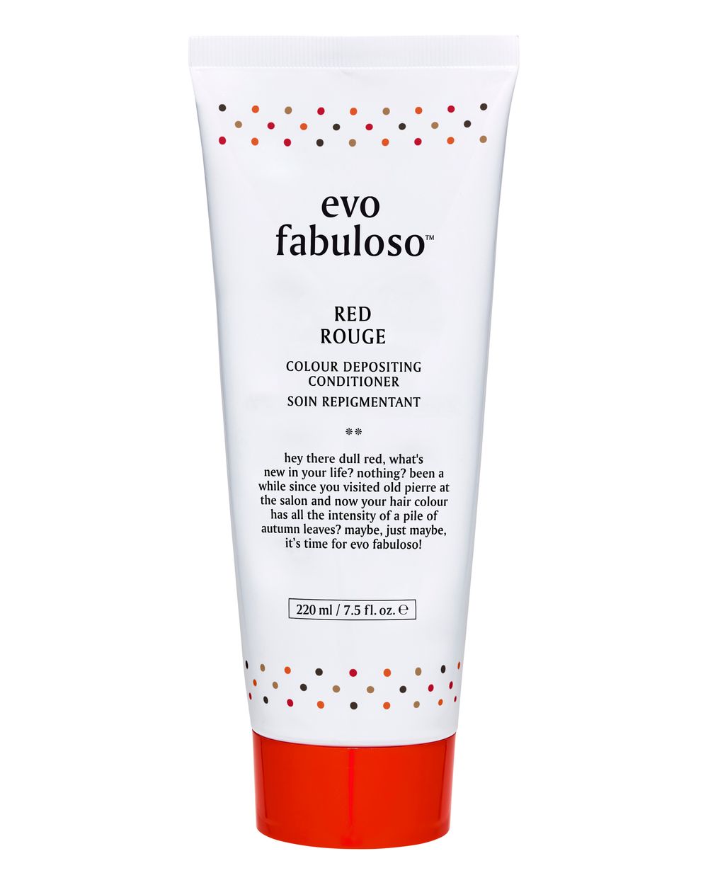 Evo Hair Fabuloso Red Rouge Colour Depositing Conditioner - 220 ml