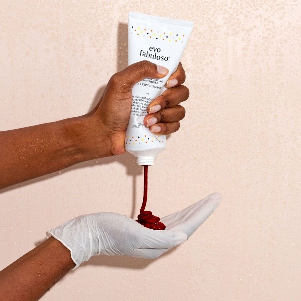 Evo Hair Fabuloso Red Rouge Colour Depositing Conditioner - 220 ml