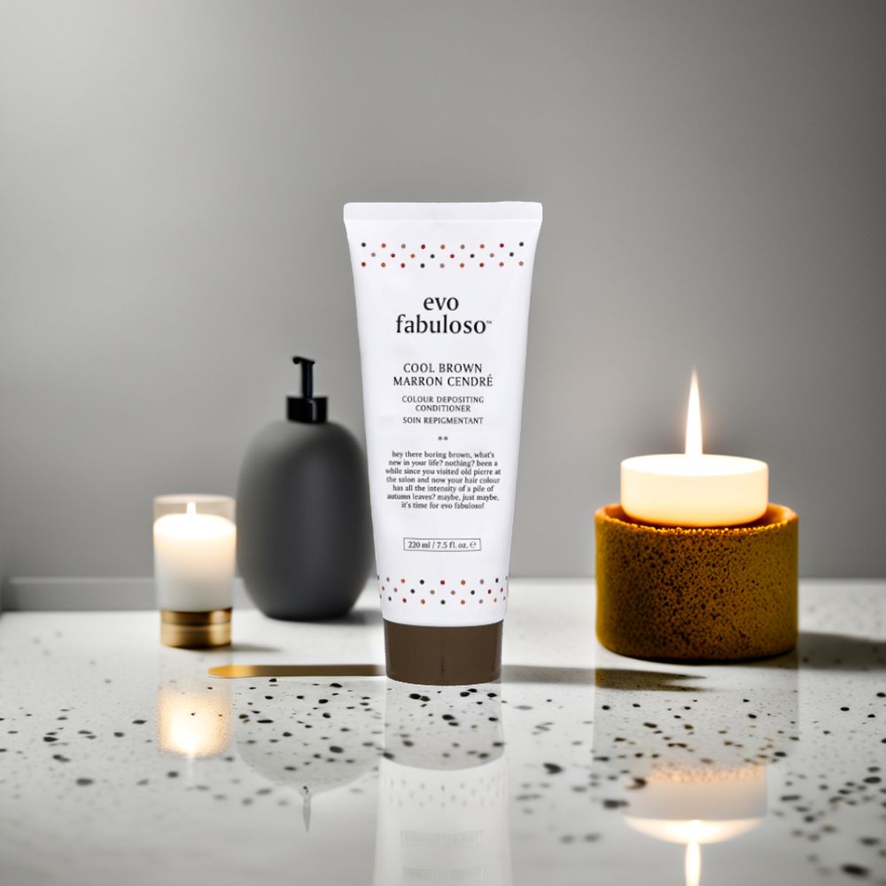 Evo Hair Fabuloso Cool Brown Colour Depositing Conditioner - 220 ml