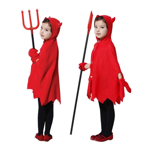 BrainGiggles - Devil Costume With Gloves and Fork - Small