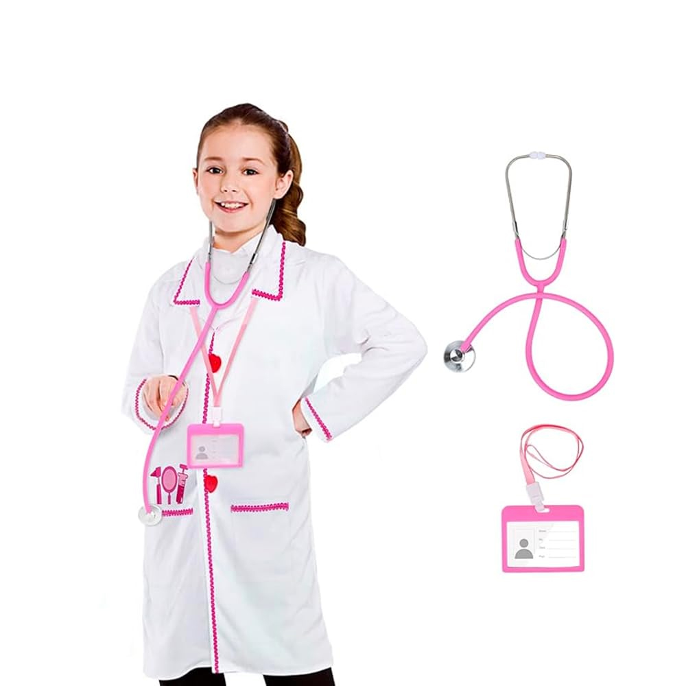 BrainGiggles - Doctor Costume Set For Kids - 3pcs