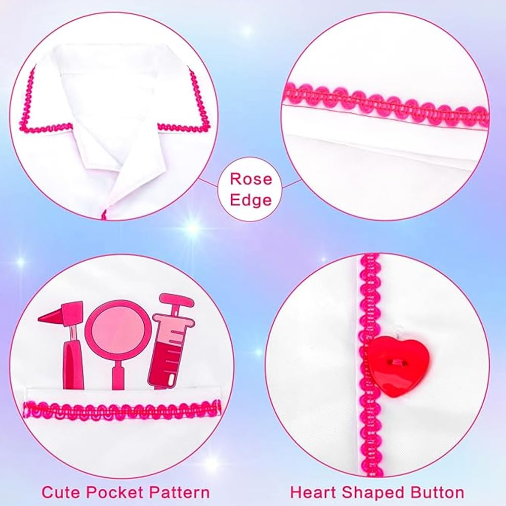 BrainGiggles - Doctor Costume Set For Kids - 3pcs