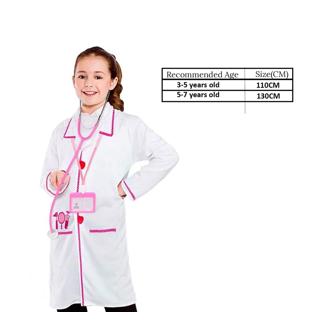 BrainGiggles - Doctor Costume Set For Kids - 3pcs