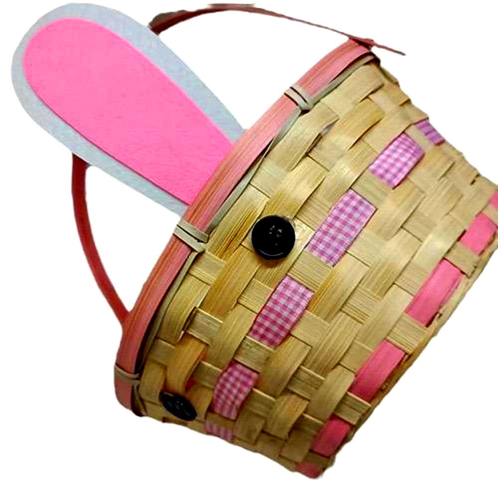 Brain Giggles - Bamboo Easter Basket - Multicolor