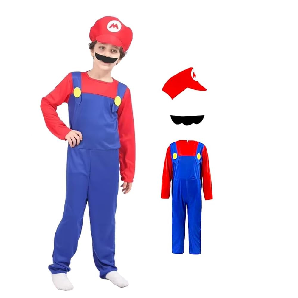 برين جيغلز - زي سوبر ماريو للأطفال - 3 قطع