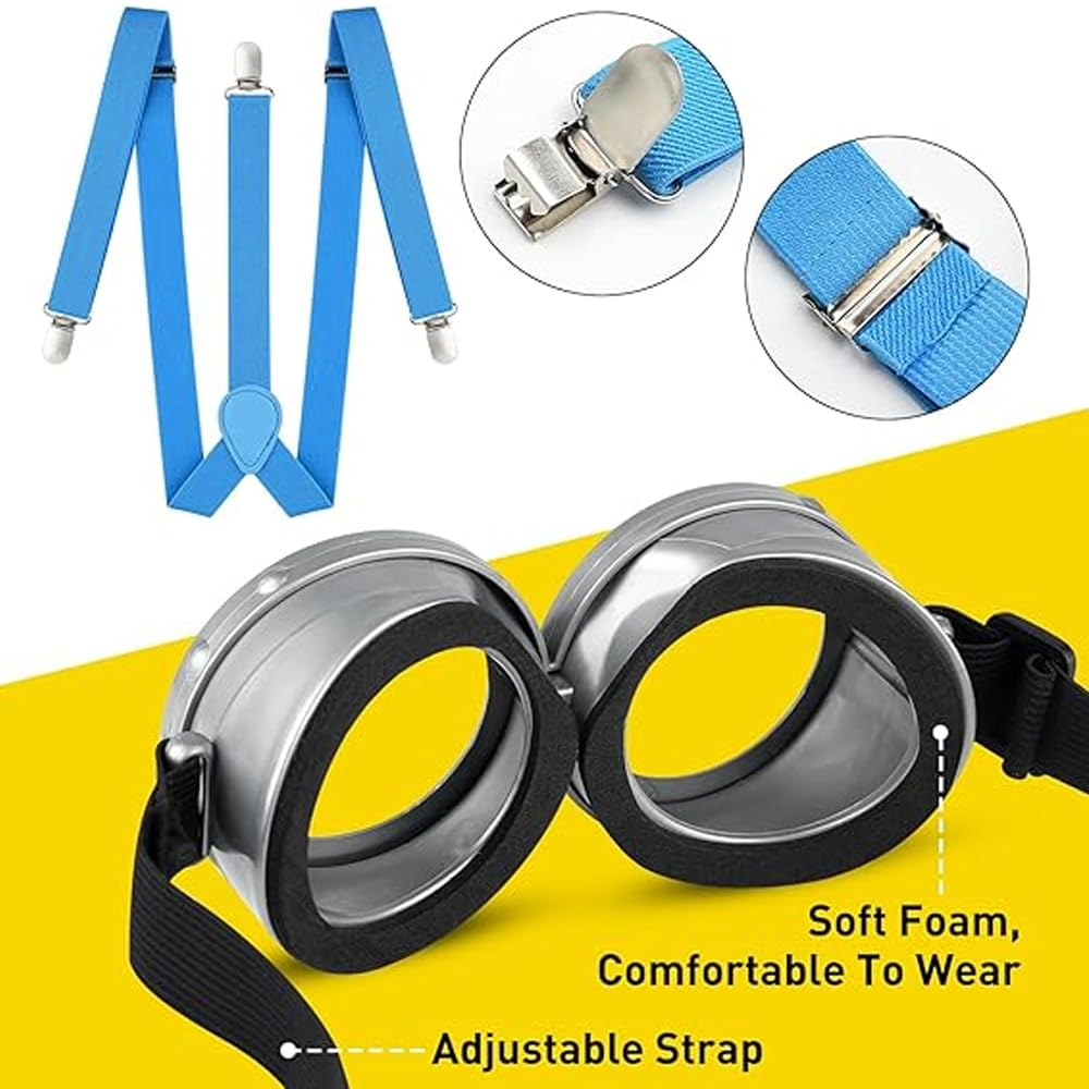 BrainGiggles - Minion Costume Accessories - 4pcs