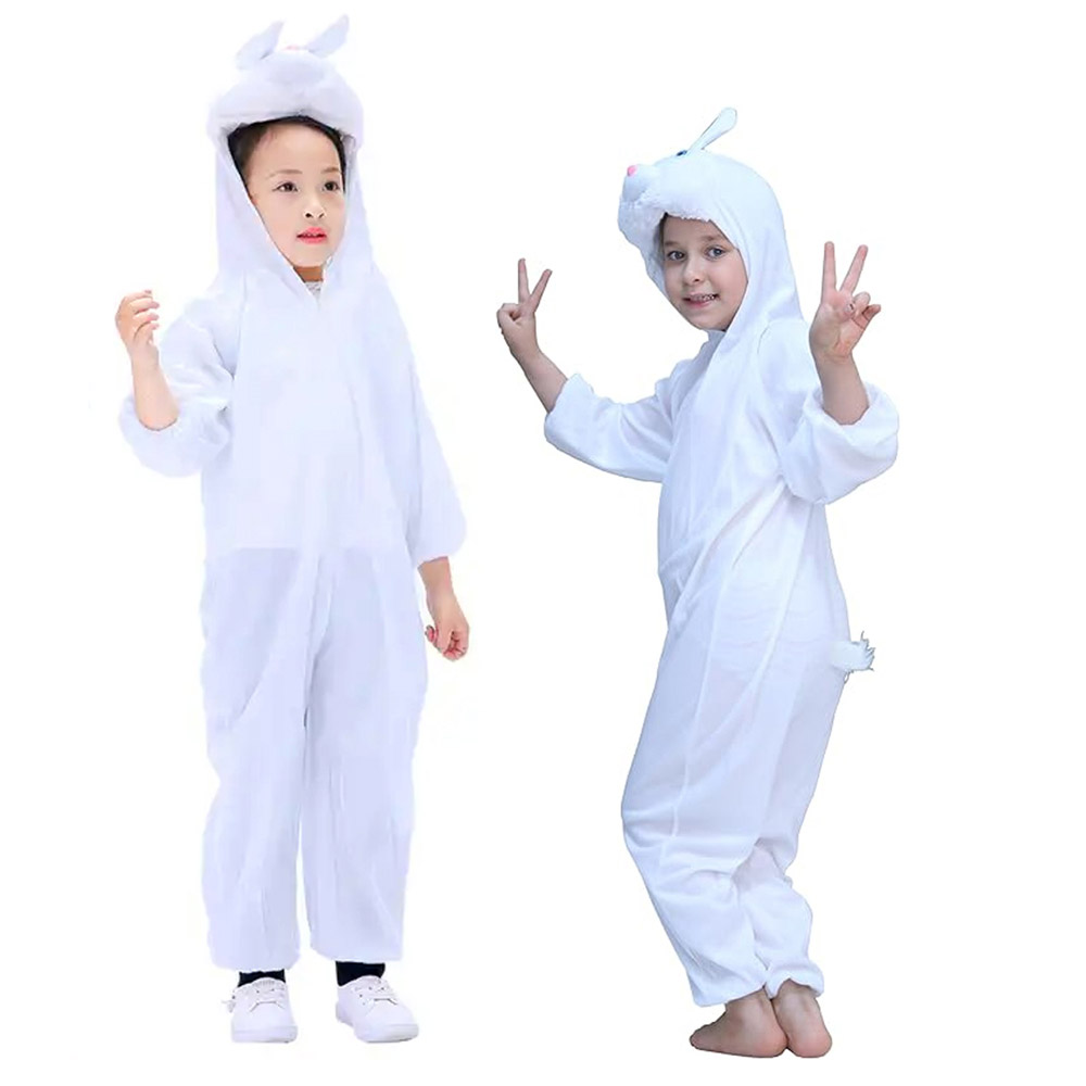 برين جيغلز - زي حيواني محشو - أرنب أبيض