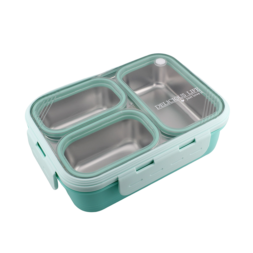 كرافيستا - صندوق غداء بينتو 3 أقسام - متعدد الألوان - 620 مل