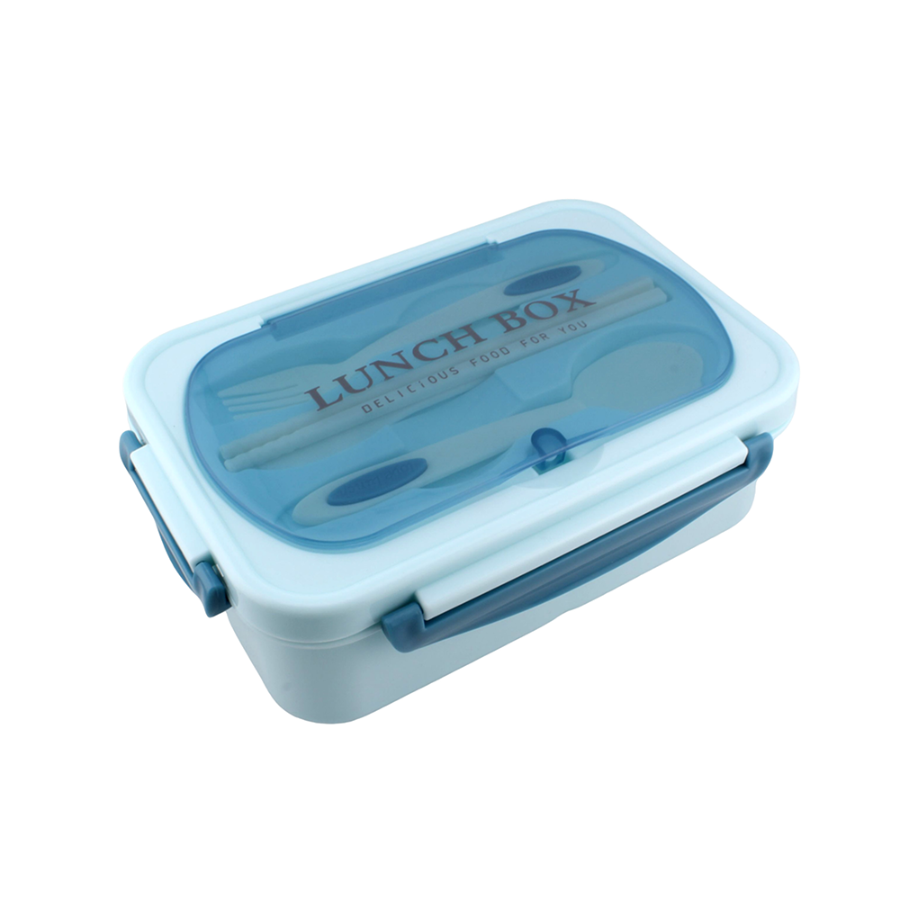 كرافيستا - صندوق غداء بينتو 3 أقسام مع ملعقة وشوكة - متعدد الألوان - 1.2 لتر