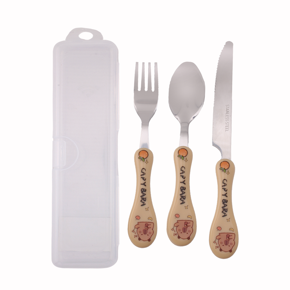 كرافيستا - طقم أدوات مائدة مع حافظة - هاي كابي بارا