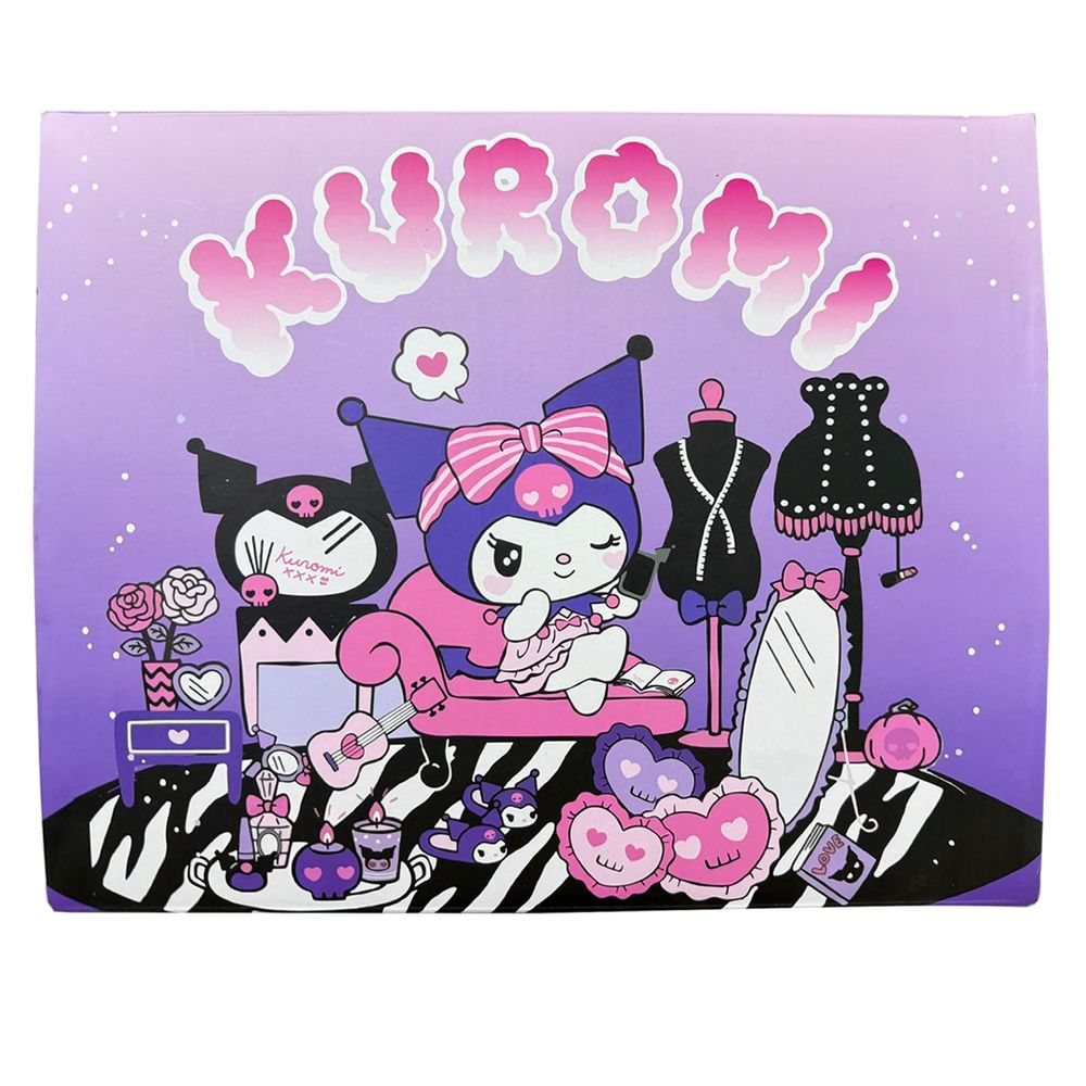 برين غيغلز - تقويم عيد الميلاد المجيد Kuromi 2025 صندوق هدايا - متعدد الألوان - 24 قطعة