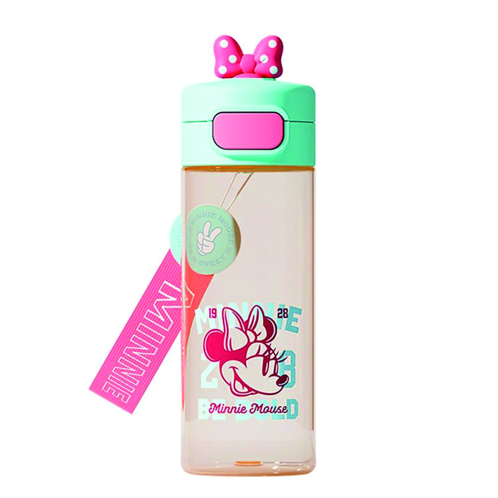 Brain Giggles - Disney Leakproof Water Bottle 530ml - Minnie Mouse