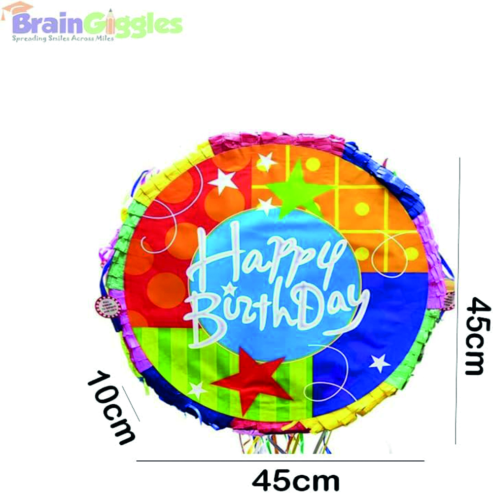 برين جيغلز - بينياتا ملونة عيد ميلاد سعيد