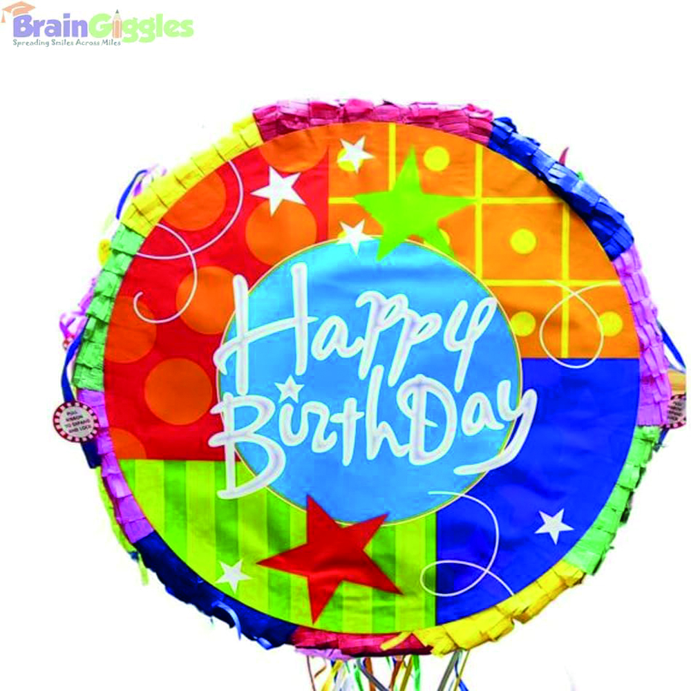برين جيغلز - بينياتا ملونة عيد ميلاد سعيد