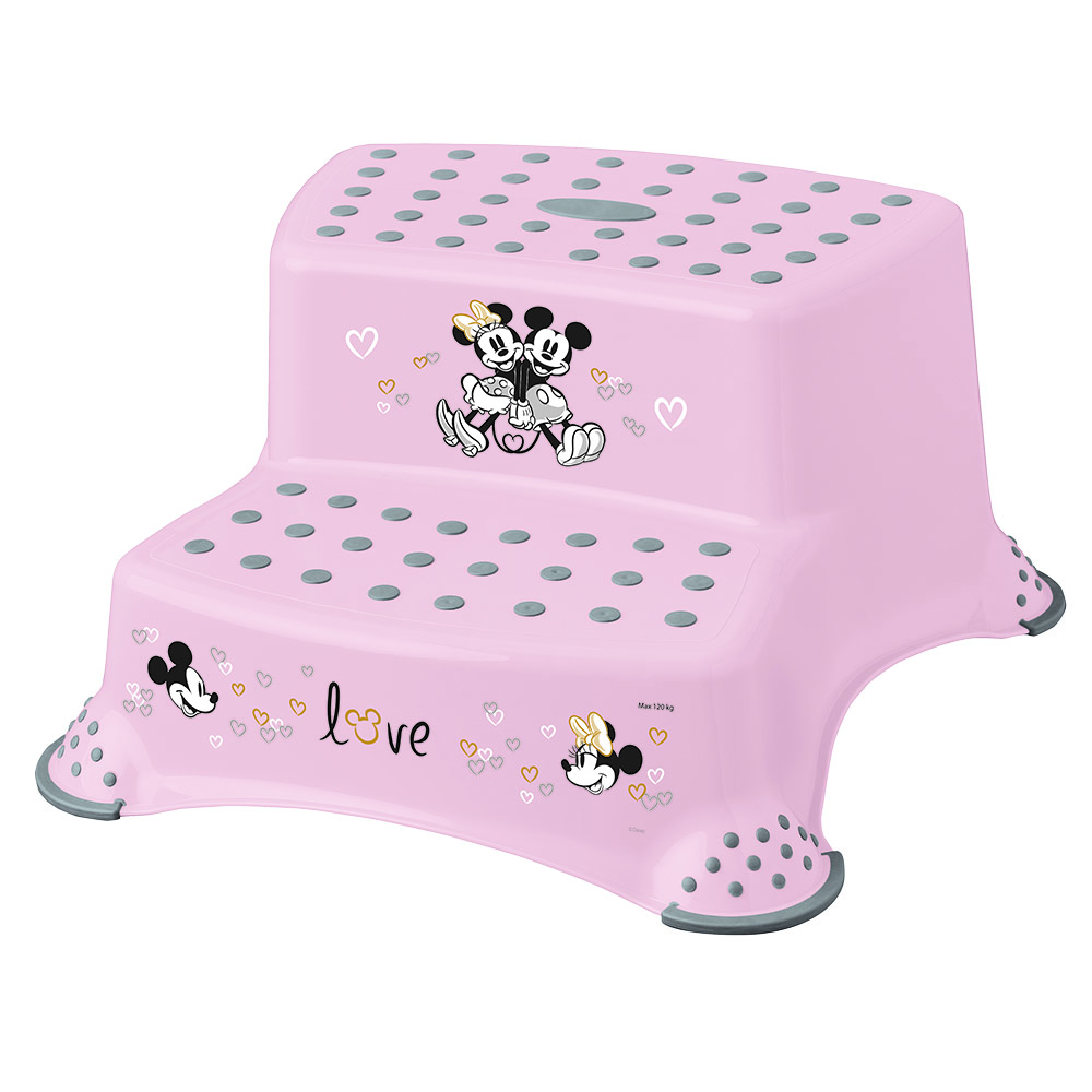 Plastimyr - Double Step Stool - Rosa
