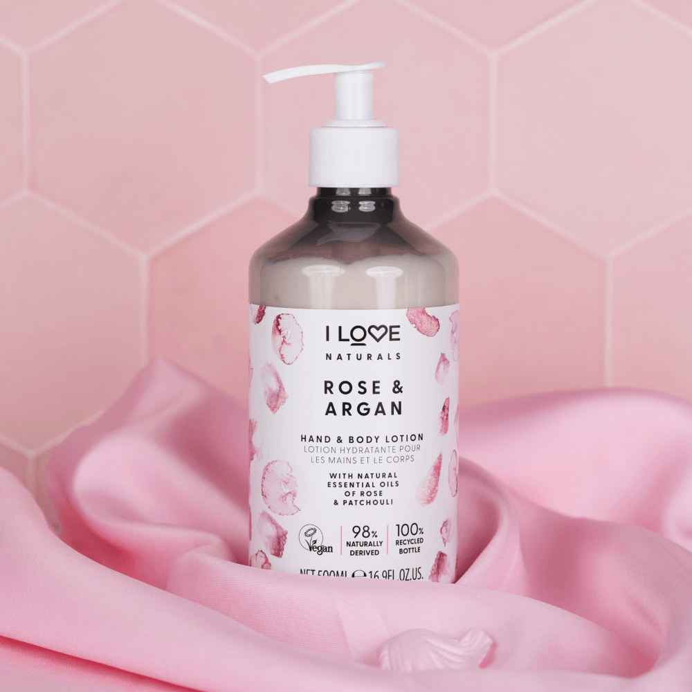 I LOVE - Naturals Hand & Body Lotion - Rose And Argan - 500ml