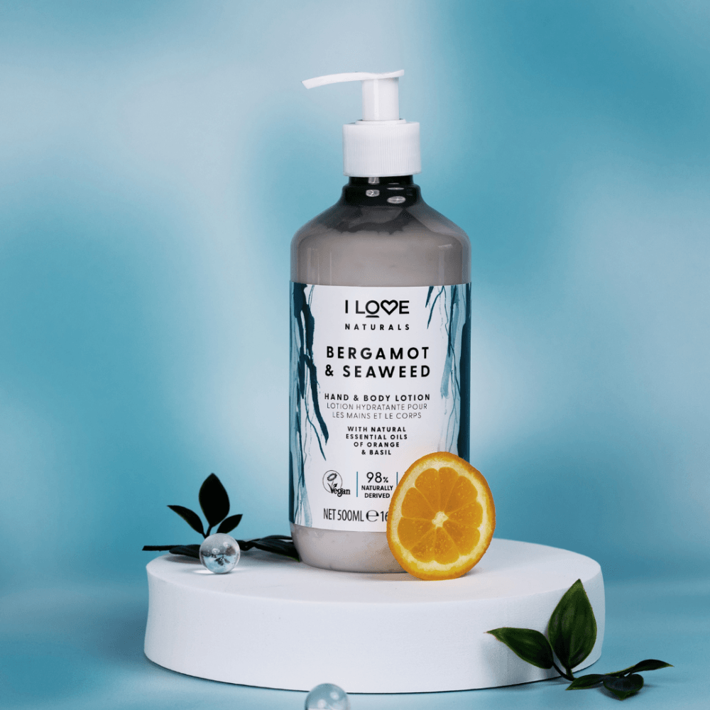 I LOVE - Naturals Bergamot & Seaweed Hand & Body Lotion - 500ml