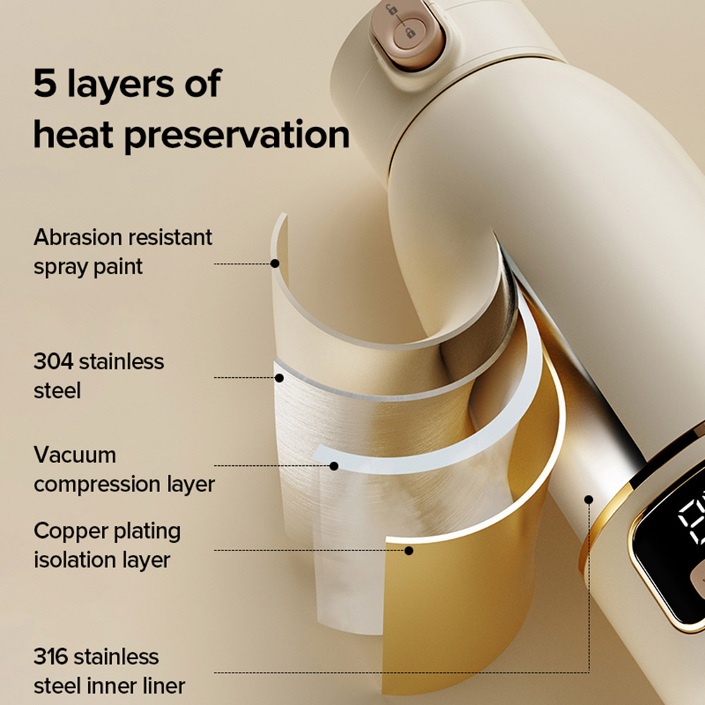 Purelements - Portable And Rechargable Bottle Warmer - Beige