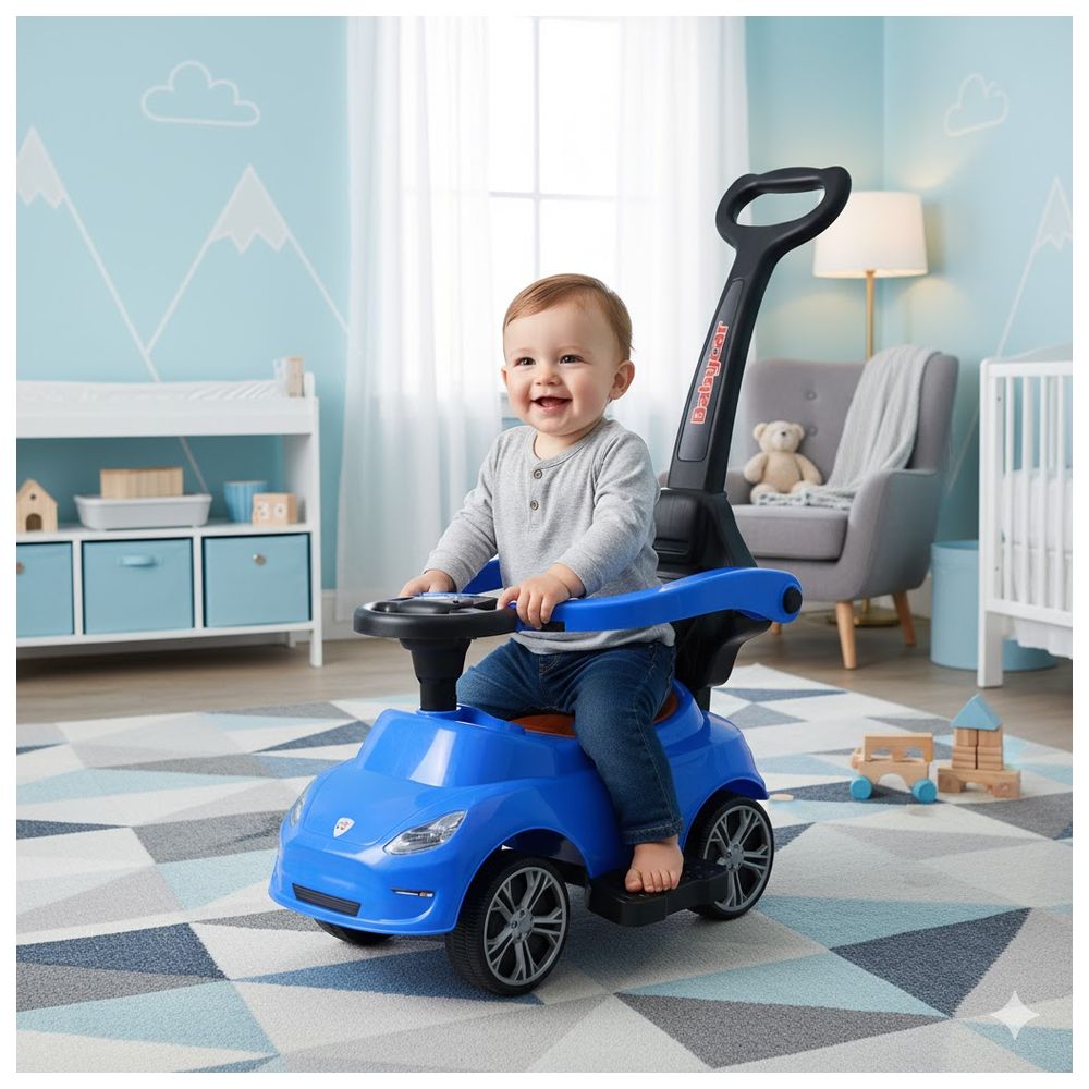 KiKo - Ride On Car With Push Bar - 23-2458