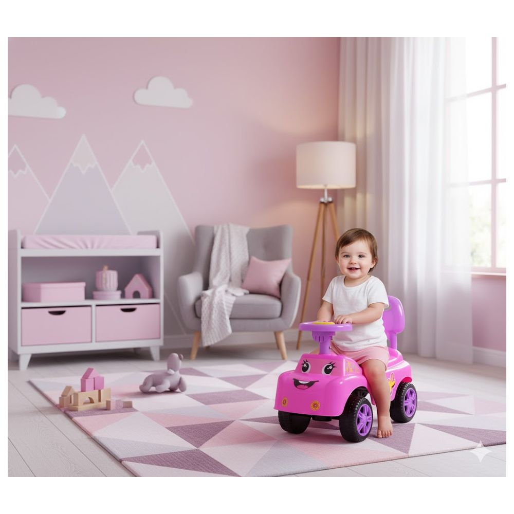 KiKo - Ride On Car With Music - Pink