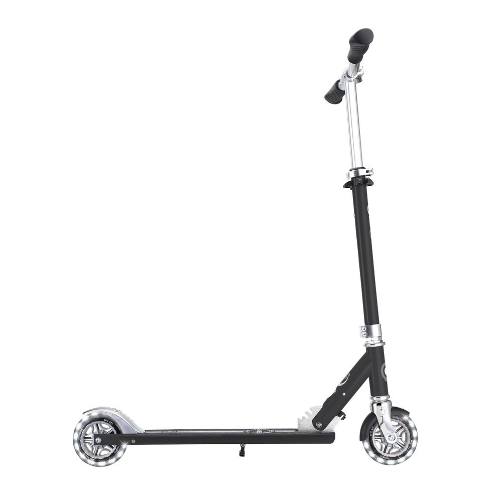 Globber - Flow Element Lights 2-Wheel Manual Scooter - Black