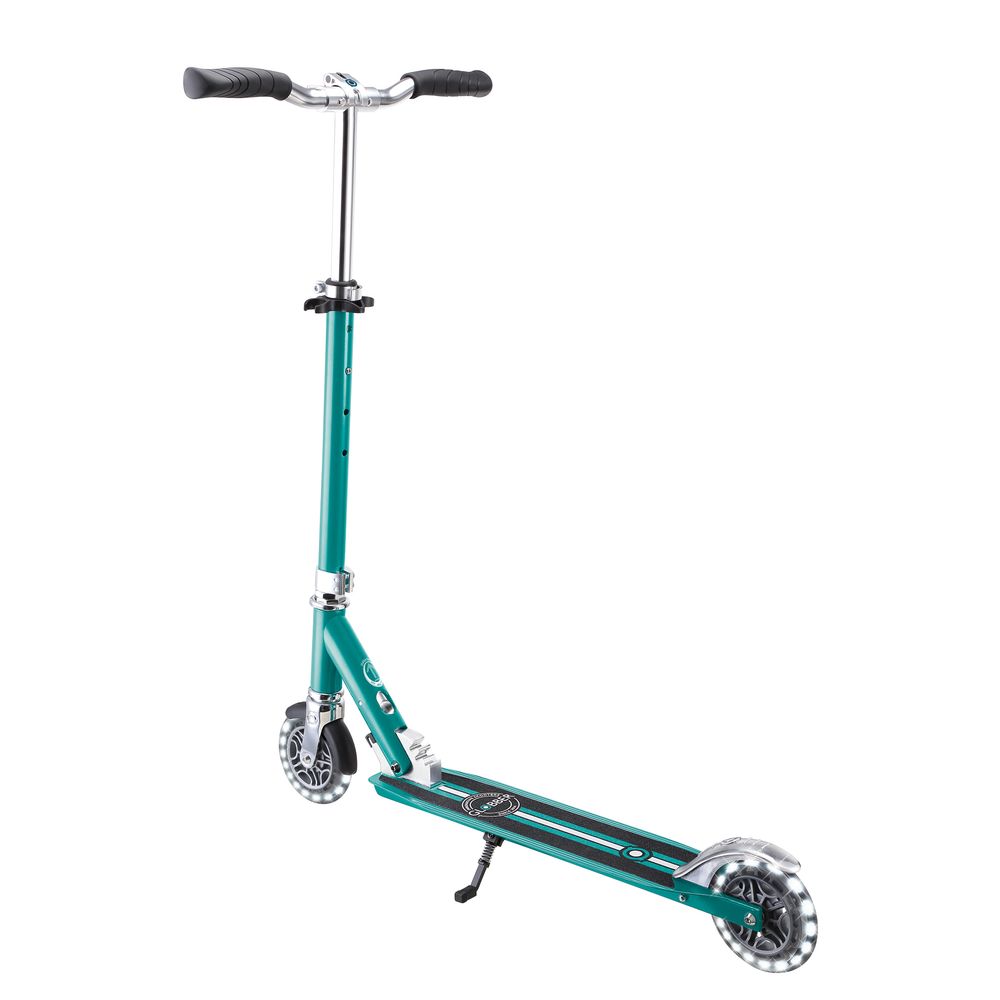Globber - Flow Element Lights 2-Wheel Manual Scooter - Jade