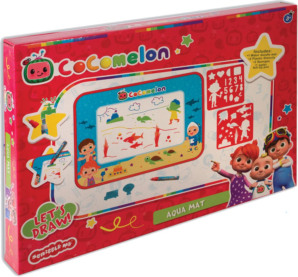 Cocomelon Aqua Mat With Stencils