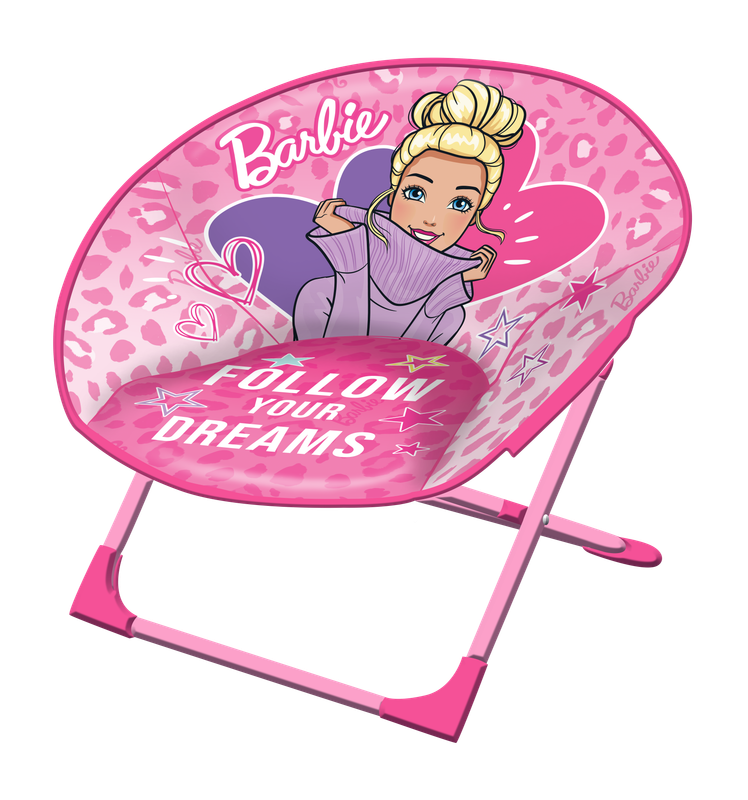 Mattel - Barbie Follow Your Dreams Kids Moon Chair - Pink