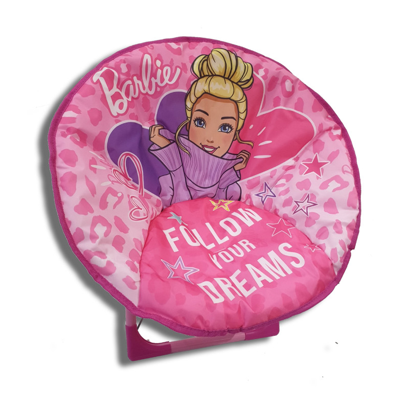 Mattel - Barbie Follow Your Dreams Kids Moon Chair - Pink