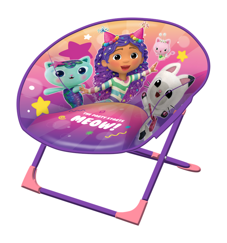 Disney - Gabby's Dollhouse Kids Moon Chair - Purple