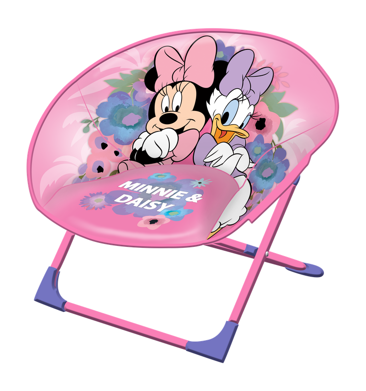 Disney - Minnie Mouse Foldable Kids Moon Chair - Pink