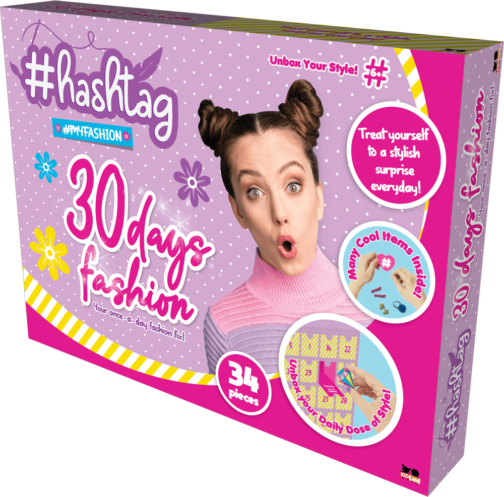 Hashtag My Fashion 30 Days Fashion Set - 34 Pcs