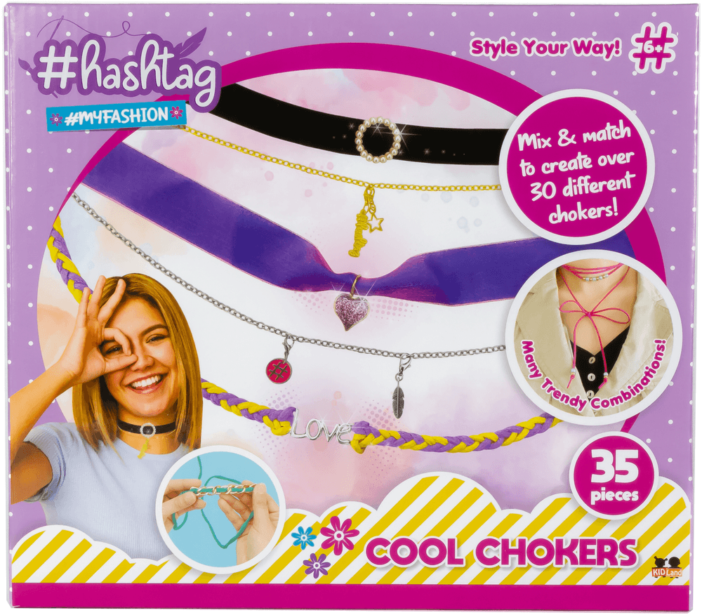 Hashtag My Fashion Cool Chokers Set - 35 Pcs