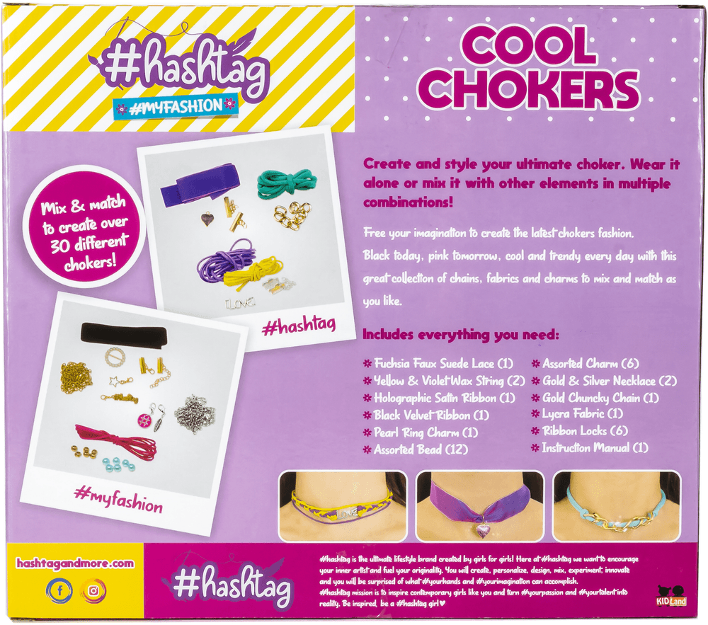 Hashtag My Fashion Cool Chokers Set - 35 Pcs