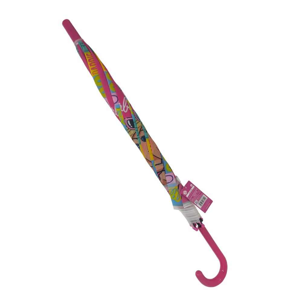 Mattel - Barbie Kids' Manual Umbrella - Pink