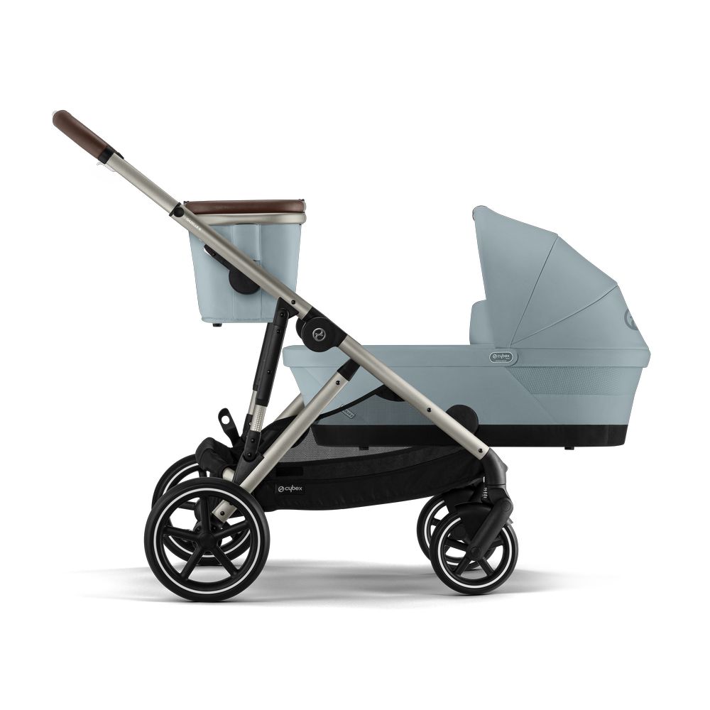 سايبكس - مهد المواليد غزال S - أزرق سماوي