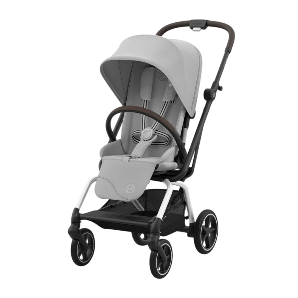 Cybex - Eezy S Twist Plus 2 Stroller - Fog Grey/Silver