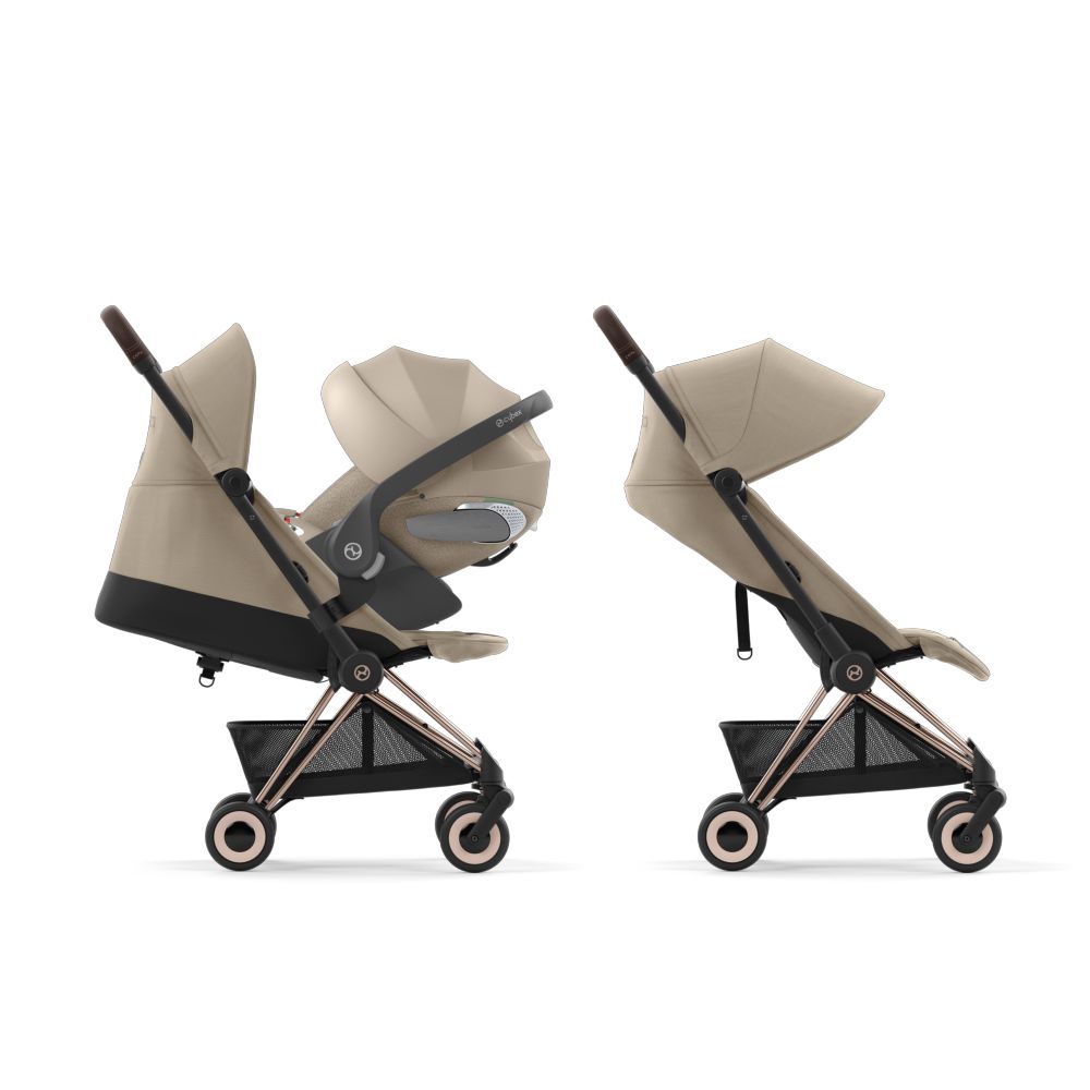 Cybex - Coya Ultra-Comfort Stroller - Cozy Beige/Matt Black