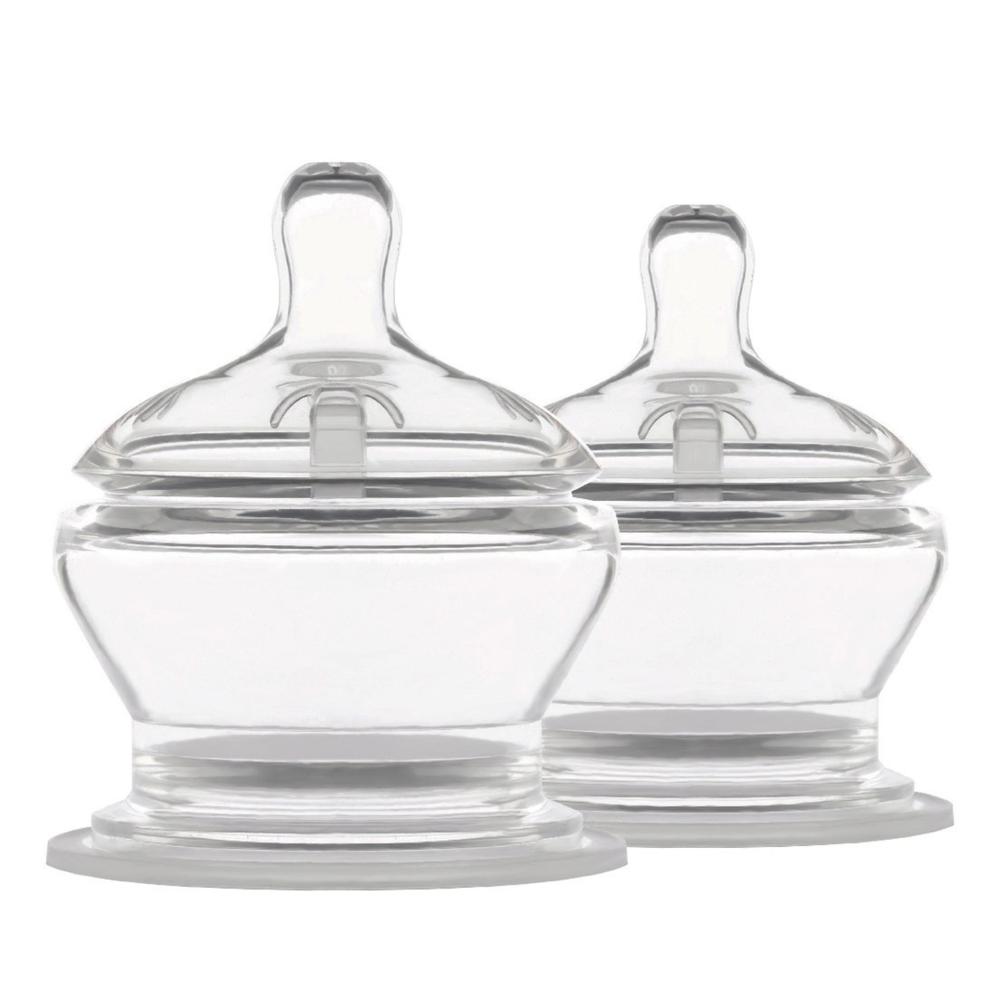 PopYum - Meduim Flow Anti-Colic Nipples - Pack of 2 - Stage 2