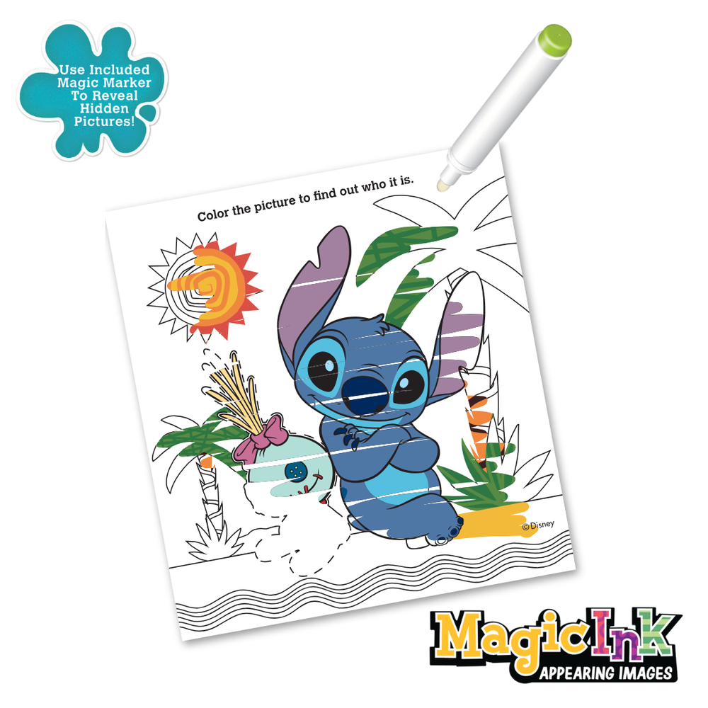 كتاب ديزني - ستيتش السحري بالحبر مع قلم