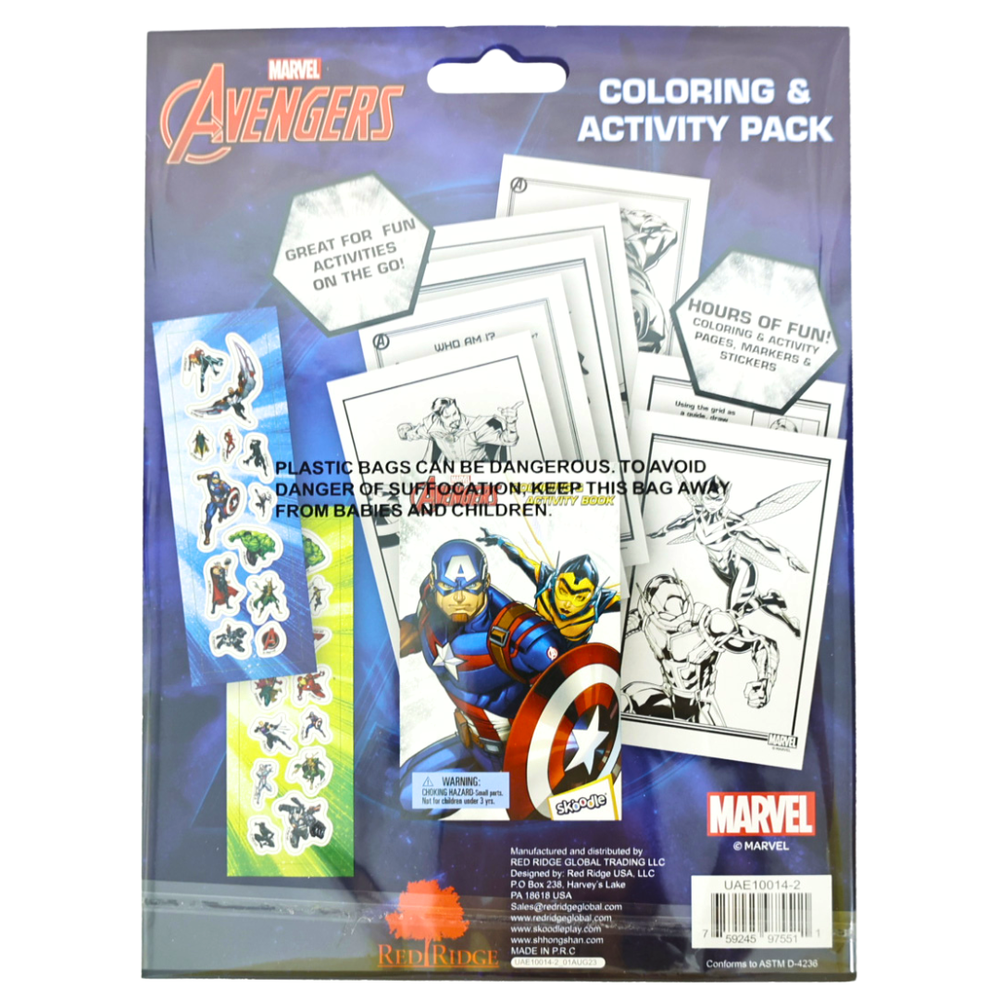 مارفل – شنطة تلوين ونشاطات أفنجرز